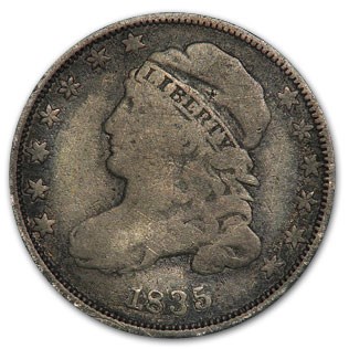 1835 Capped Bust Dime Good 1835 Capped Bust Dime Good